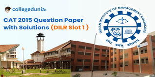 CAT 2015 Question Paper DILR Slot 1 (Available):Download Solutions with Answer Key PDF